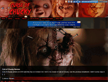 Tablet Screenshot of curseofchucky.com